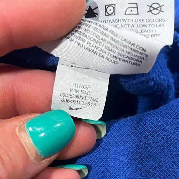 Nike Womens Sweatshirt Hoodie Wildcats University of Kentucky Blue Size S - Picture 6 of 12